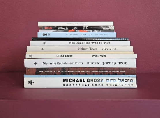 תמונת מפגש: קטלוגים בהוצאת הגלריה האוניברסיטאית